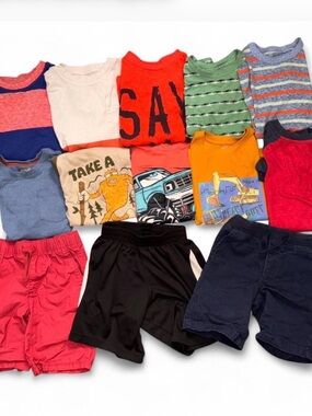Assorted Boys' Summer Tee & Short Bundle - Multicolor